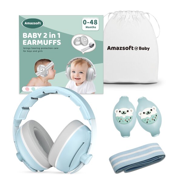Baby Ear Defenders Manufacturer - 2 In1 Convertible for 0-48 Months