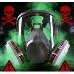 Half Face Respirator Factory - Reusable 6200 Activated Carbon Double Filter