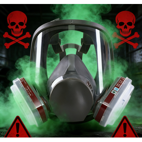 Half Face Respirator Factory - Reusable 6200 Activated Carbon Double Filter