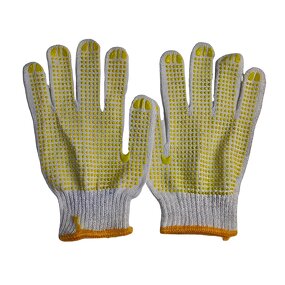 Work Safety Gloves Factory - Size 10 Anti Slip Anti Cut Custom Cotton Woven