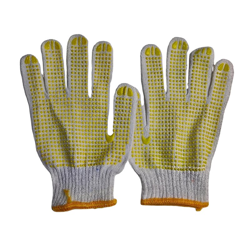 Work Safety Gloves Factory - Size 10 Anti Slip Anti Cut Custom Cotton Woven