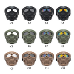 Motorcycle Full Face Mask Manufacturer - 2025 Wholesale Skeleton Shape Windproof