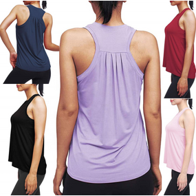 Yoga Sports Vest Supplier - Wholesale Gym Exercise Athletic Racerback Tank