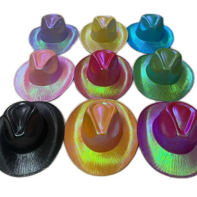 Cowgirl Hats Supplier - Hot Selling Multi Color Bling Pink Bulk Promotional