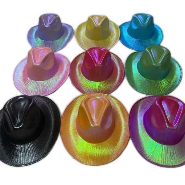 Cowgirl Hats Supplier - Hot Selling Multi Color Bling Pink Bulk Promotional