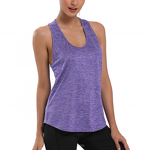 Yoga Tops Manufacturer - Womens Workout Cute Gym Racerback Running Tank