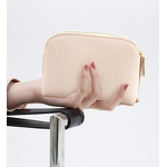 PU Leather Cosmetic Bag Manufacturer - Factory Supply Simple Elegant Waterproof