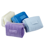 Velvet Makeup Bag Supplier - Custom Logo Zipper Large Capacity Portable