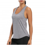Yoga Tops Manufacturer - Womens Workout Cute Gym Racerback Running Tank