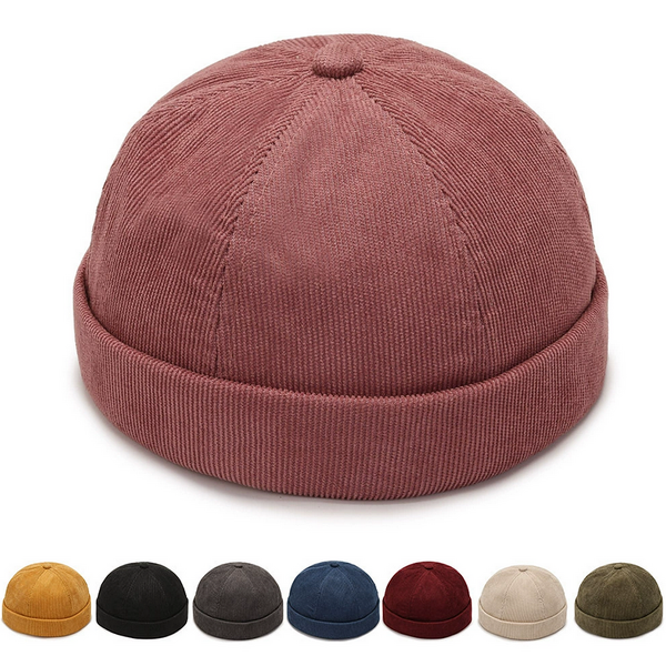 Corduroy Beanie Hats Manufacturer - Wholesale Custom Pure Color Hip Hop