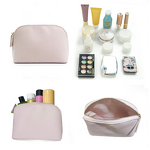 Makeup Bag Supplier - New Personalized High End PU Shell Zipper Clutch