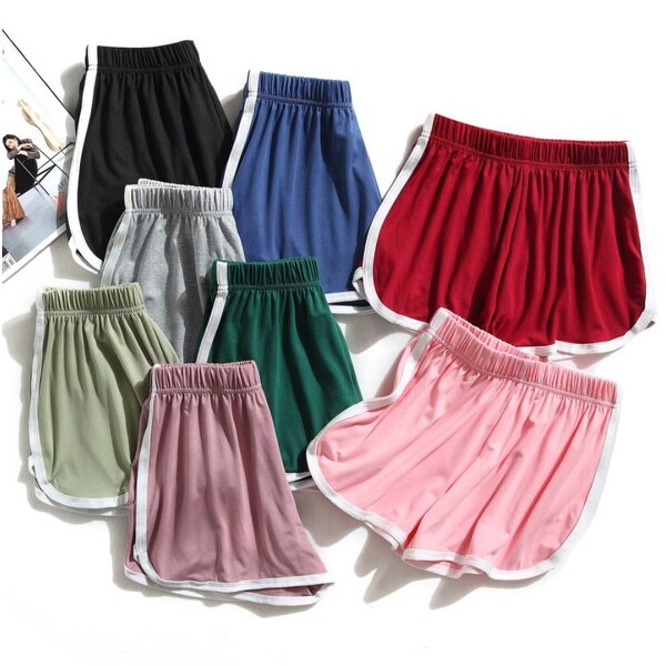 Sports Shorts Manufacturer - 2023 Summer Elastic Drawstring Patchwork Soft