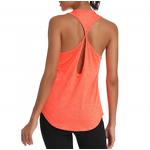 Yoga Tops Manufacturer - Womens Workout Cute Gym Racerback Running Tank
