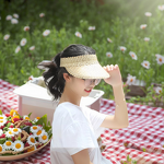 Visor Hat Factory - 2025 Summer Sunscreen Foldable Wheat Straw UV Protection