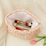 Makeup Bag Manufacturer - Wholesale Customized Soft Quilted Floral Nylon