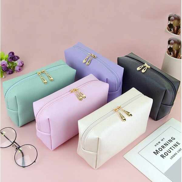 PU Leather Makeup Bag Supplier - Wholesale Octagonal Multifunctional Durable