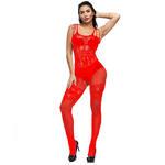 Body Stocking Factory - 2026 New Sexy Crotchless Jacquard Nylon Suspender