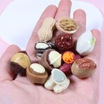 Nut Resin Charm Manufacturer - 3D Artificial Shape Keyring Pendant DIY