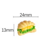 Hamburger Resin Cabochon Manufacturer - 3D Miniature Dog Eat Theme DIY
