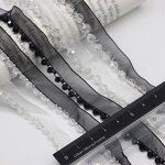 Guipure Lace Trim Factory - White Black Crystal Tape Clothing Decoration