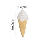 Ice Cream Resin Cabochon Factory - Large Flat Back for Phone Case Decoration