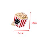 Hamburger Resin Cabochon Manufacturer - Large Flatback Charm Keychain DIY