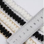 Woven Webbing Trim Factory - 1.5cm Metallic Border Winter Clothes