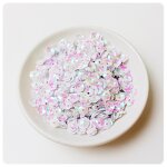 PVC Flower Sequins Manufacturer - 10mm One Hole for Clothing Lace Trim