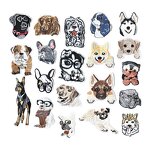 Custom Iron on Patches Manufacturer - Pet Dog Design Felt Fabric DIY