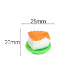 Japanese Food Resin Charm Manufacturer - 3D Miniature Sushi Saki Charm