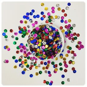 Round Cup Sequins Factory - Bulk 8mm One Hole for Apparel Decoration