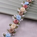 Flower Trim Manufacturer - 3D Rose Water Solution Headband Hair Clip