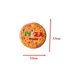 Hamburger Resin Cabochon Manufacturer - Large Flatback Charm Keychain DIY