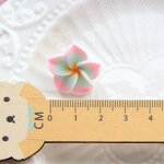 Polymer Clay Charm Manufacturer - 3D 2cm Flower Shape Keychain DIY