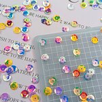 Round PVC Sequins Factory - Wholesale 6mm One Hole for Garment Decoration