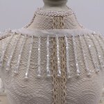 Tassel Trim Manufacturer - 5.5cm Fringe Crystal Bead Curtain Decoration
