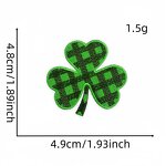 St Patrick Iron on Patches Manufacturer - Three Leaf Clover Embroidered
