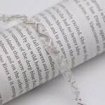 Beaded Lace Trim Manufacturer - 1cm Sanding Yarn Glass Tube Hair DIY