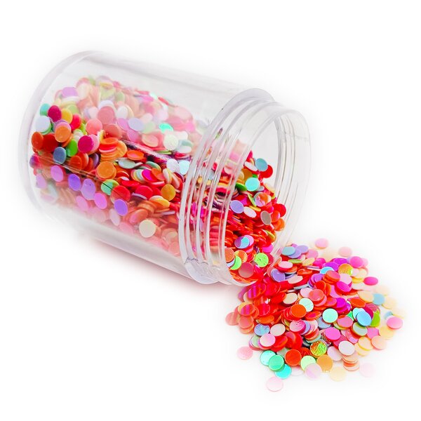 Mini PVC Sequins Factory - 3mm No Hole for Nail Art DIY Decoration