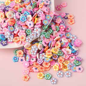 Polymer Clay Sprinkles Factory - Mix Flower Slice for Kids DIY Craft
