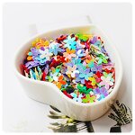 PVC Flower Sequins Supplier - Bulk 10mm Custom for Apparel Decoration