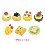 Artificial Food Resin Cabochon Manufacturer - Hand Paint Cake Bread Charm