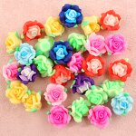 Polymer Clay Pendant Factory - 16mm Rose Flower Bracelet Making DIY