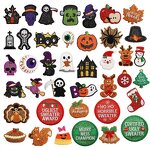 Holiday Iron on Patches Factory - Christmas Halloween Thanksgiving Glitter