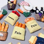 Food Resin Cabochon Factory - Miniature Pan Wine Basket Flatback DIY