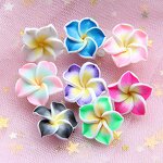 Polymer Clay Charm Manufacturer - 3D 2cm Flower Shape Keychain DIY