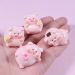 Pig Resin Cabochon Manufacturer - Kawaii Pink Fat Design Elf Props