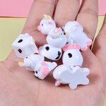 Dairy Cow Resin Charm Factory - Small 3D Miniature Infant Keyring