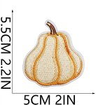 Halloween Iron on Patches Manufacturer - Orange Pumpkin Design DIY