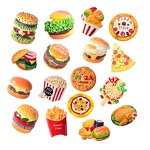 Hamburger Resin Cabochon Manufacturer - Large Flatback Charm Keychain DIY